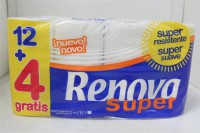 P.Higiénico BCO 12R+4R Renova  C/4