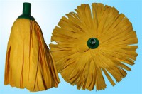 Esfregona Tiras Amarela Delfos C/25