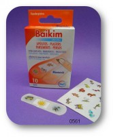 Pensos Rápidos Infantis Transparentes Baikim 10un  CX C/24
